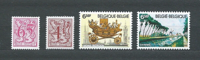 BELGIË BELGIQUE - 1980 YT 1974 à 1977 - TIMBRES NEUFS** MNH LUXE