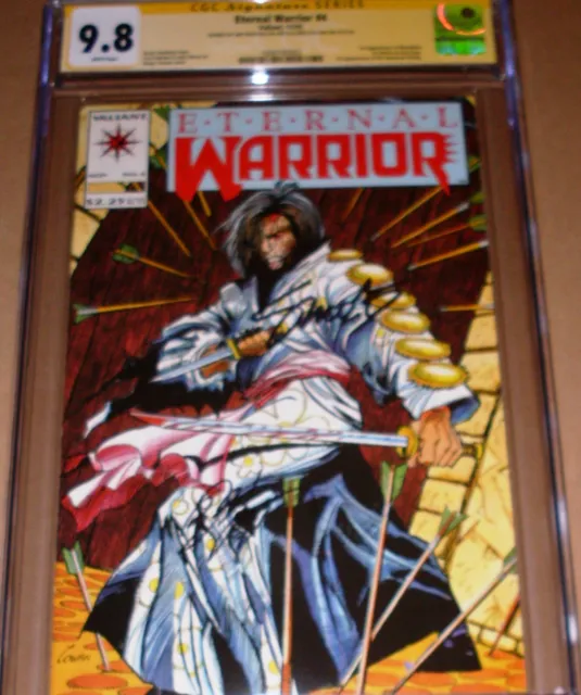 Eternal Warrior 4 CGC SS 9.8 SIGNED Jim Shooter Bob Layton Valiant 1st Bloodshot