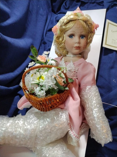heritage signature collection porcelain doll Rose 12384