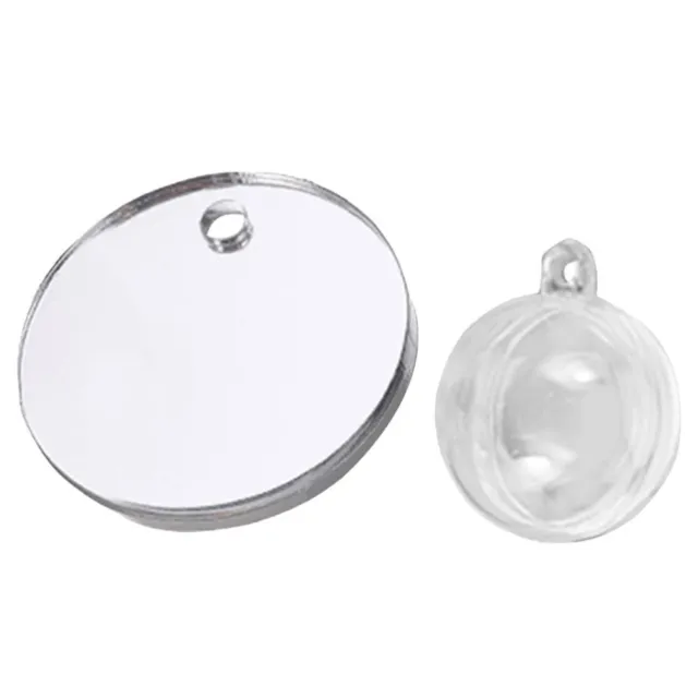 Round Mirrors Acrylic Betta Training Fish Accessories for Tank Double Sided