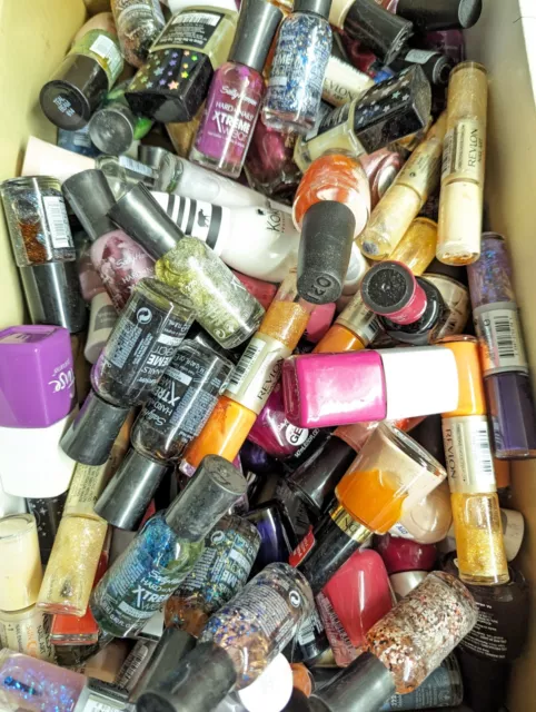 NEW Nail Polish LOT Of 25 Random MIX (NO Repeats) Bulk Buy FULL SIZE