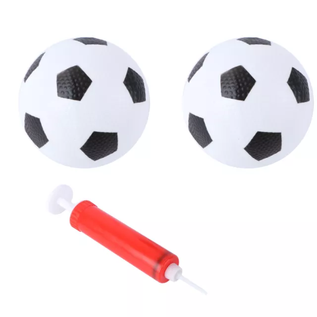 Kids Mini Soccer Ball Indoor Football Toys Small Sports Balls Portable Inflator