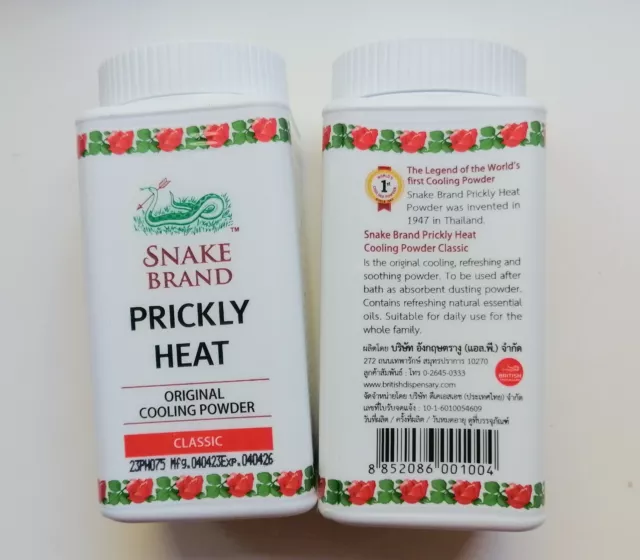 2x 50g Snake Brand  Heat Kühlpulver