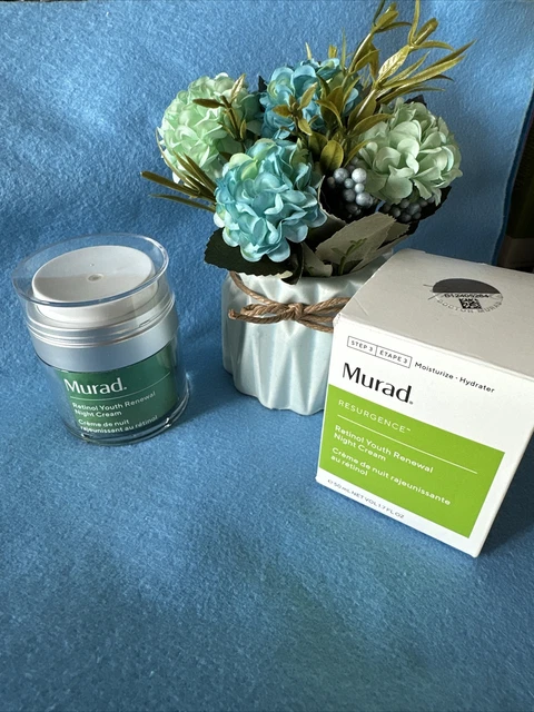 Crema de noche Murad Retinol renovación juvenil 1,7 oz. Tratamiento nocturno $82 al por menor