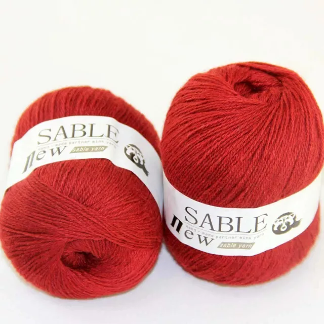 Sale 2X50gr Balls Super Warm Pure High Cashmere Blankets Rugs Crochet Yarn 04