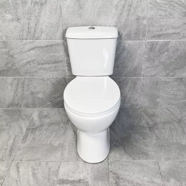 Gillian Rimless Close Coupled Toilet Modern Style with Soft Close Seat