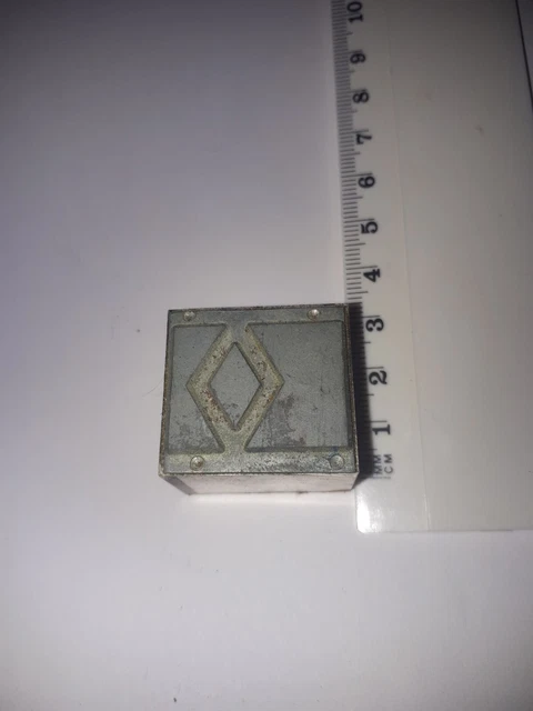Ancienne plaque d'impression matrice imprimerie en bois sculpté tampon Asie