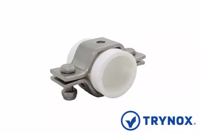 Pendentif à tube hexagonal sanitaire 4' / manche TPI 304 acier inoxydable Trynox