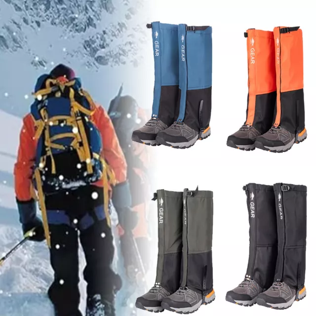 Wasserdicht Gamaschen Wandern Outdoor Nässeschutz Schnee Jagd Klettern Gaiters