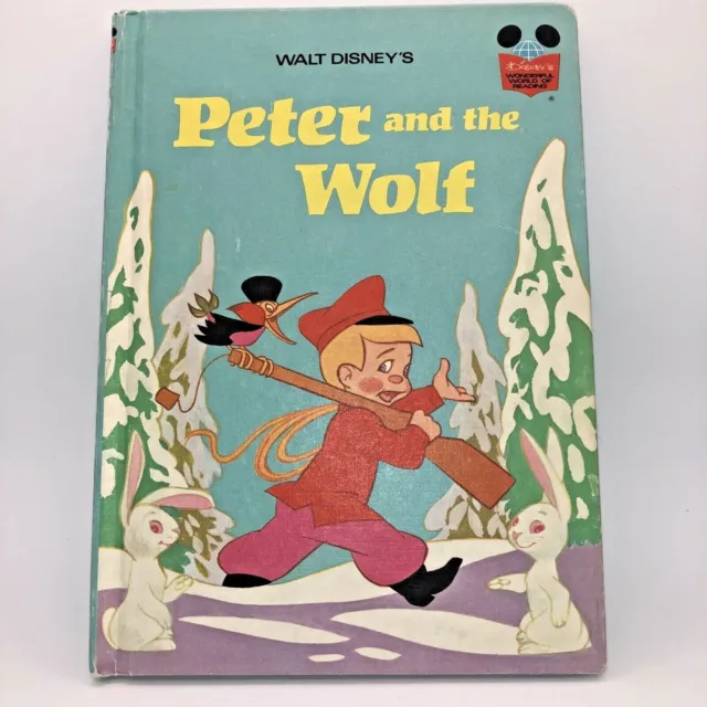 Peter And The Wolf By Random House Walt Disney’s New York 1974 VTG VINTAGE