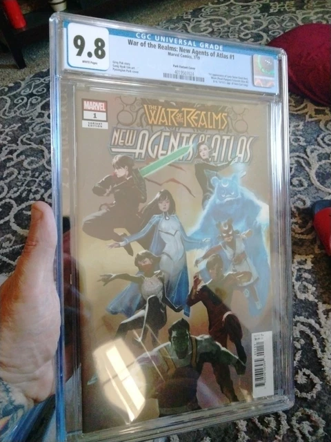 War of the Realms New Agents of Atlas 1C Park 1:25 Variant CGC 9.8 2019