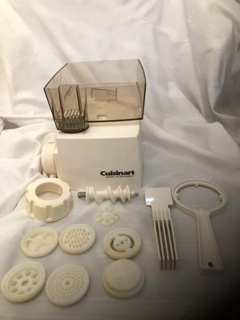 Open Box Cuisinart Pro Pasta Maker 13 Piece Pasta Attachments & Instruction Book Open Box Cuisinart Pro Pasta Maker 13 Piece Pasta Attachments & Instruction Book