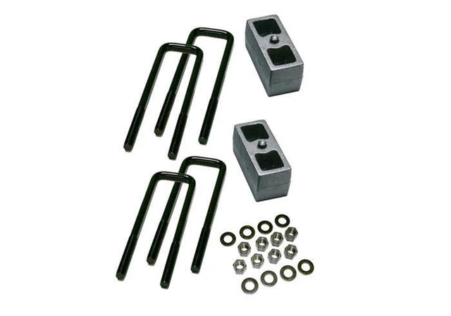Superlift Lift Blocks/U-Bolts Cast Iron 3" Lift Chevy Pickup/SUV RWD/4WD 3238