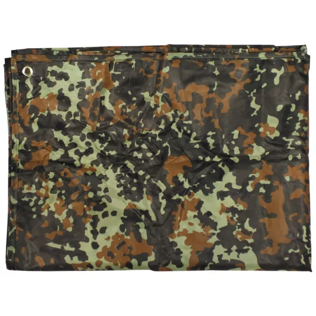 Mehrzweckplane Tarp flecktarn 200 x 300 cm Zeltplane Sonnensegel Plane mit Ösen