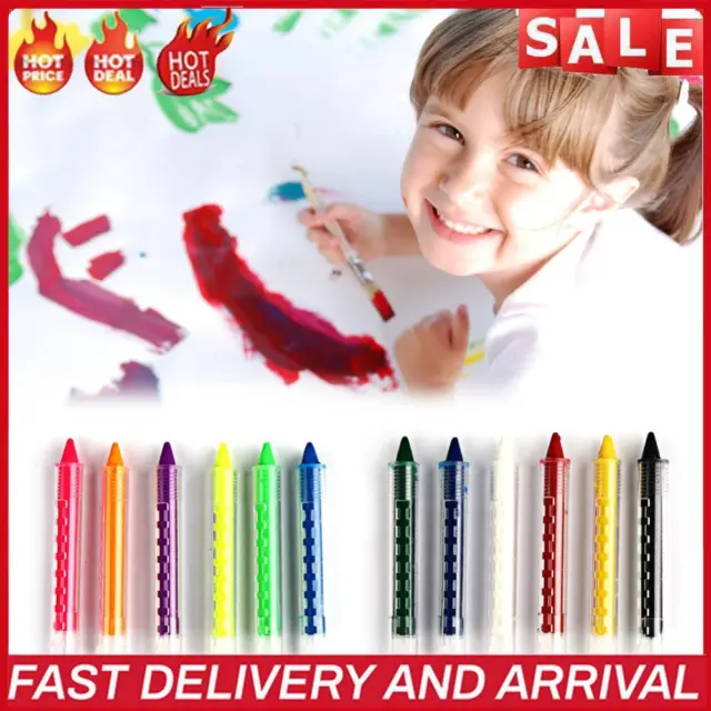 6 Colours Face Paint Crayons Non-toxic DIY Body Makeup Pen Washable Makeup Props