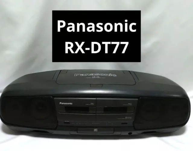 Panasonic Cd Radio Cassette Player Rx-Dt77 Junk for Parts Untested