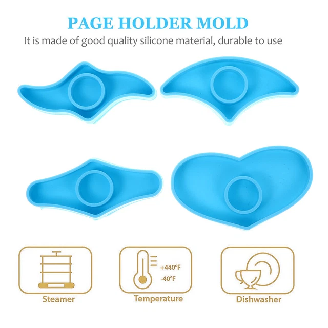 1 Set/4PCS Schmuck Form Kerze Harz Form Epoxy Harz Handwerk 6