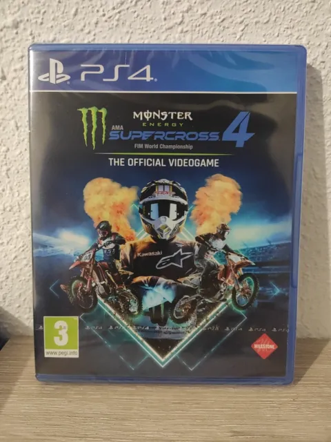 Monster Energy Supercross 4 (PS4) (Playstation 4) Neuf Sous Blister Boîte Uk