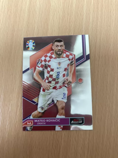 Topps Finest Euro 2024 Trading Card Mateo Kovacic Croatia