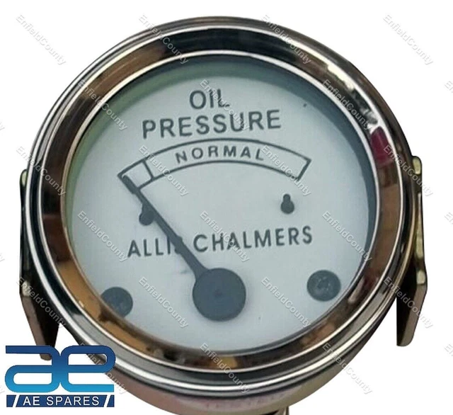 Allis Chalmers Oil Pressure Gauge – Fits B, C, CA, WC, WD, WD45 – OE 70207834 / 207834, New