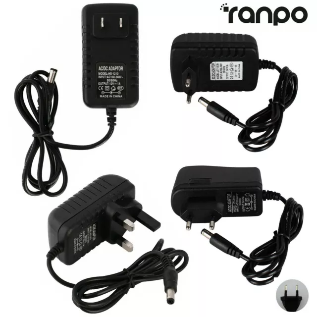 Power Supply Adapter Transformer AC 100-240V To DC 3V 5V 9V 12V 24V 1A 2A 3A HL