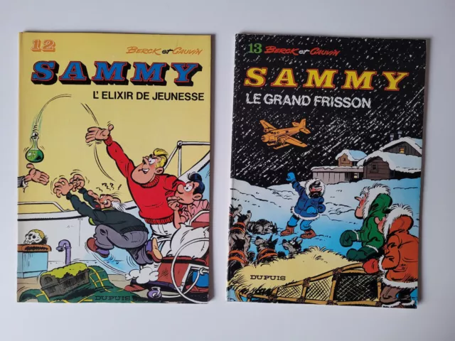 Sammy - Lot de 2 albums - Tomes 12 et 13 - Berck / Cauvin - Re 1983 - Comme neuf