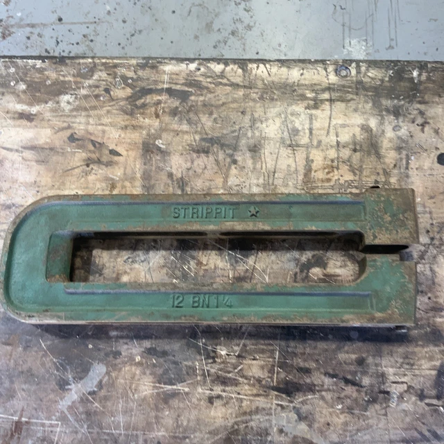 1-1/4" C-Frame 12" Throat Punch Mild Steel Capacity C-Frame Strippit Unipunch