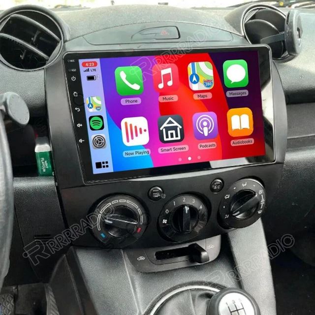 For Mazda 2 2007-2013 Apple CarPlay Android 15.0 Car Stereo Radio GPS Navi WiFi