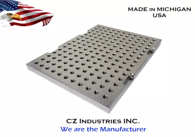 6" x 8" x 1/2" MIC 6 Aluminum Fixture / Sacrificial Plate, Mini Pallet,QTY: 1