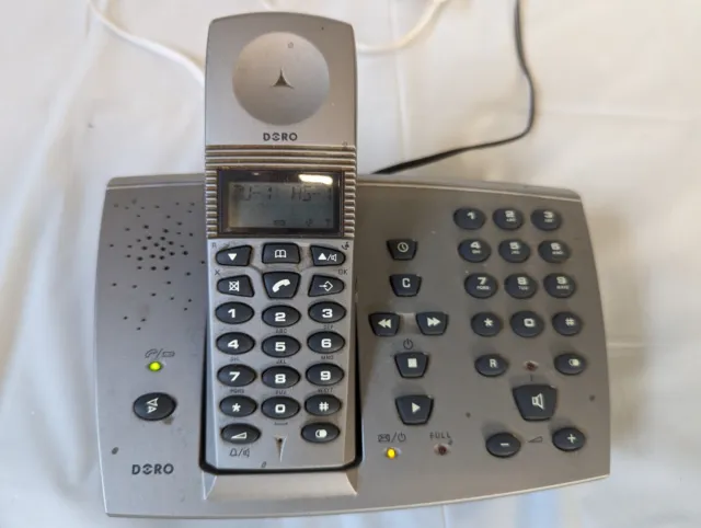 Doro 1000 Cordless Telephone Phone Good Working Condition Include Manuals