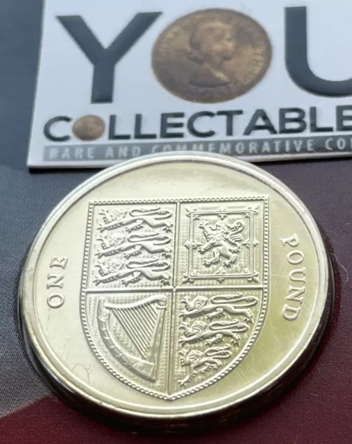 2010 £1 One Pound coin Royal Shield Brilliant Uncirculated From Royal Mint SET