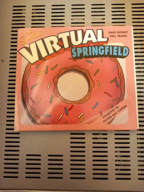 Vintage: The Simpsons: Virtual Springfield (PC CD ROM: Power Mac and Windows 95)