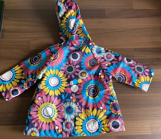 Impermeabile Bambine Età 3 Mesi Cappuccio Spagnolo Designer Tuc Tuc Floreale