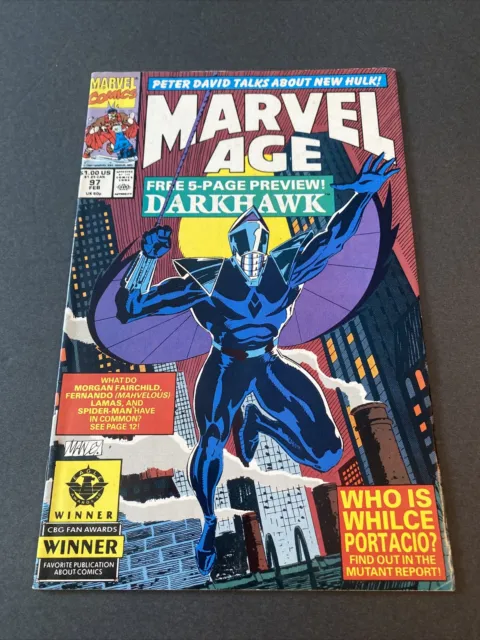 Marvel Age #97 Darkhawk 1st Appearance (Preview) Marvel 1991
