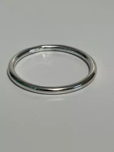 IN STOCK MASSIVE Heavy 12 Gauge Thick Chunky Solid 925 Sterling Silver Bangle 3