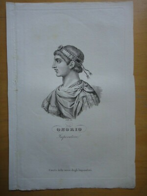 1840 circa-MASSIMIANO Imperatore-Incisione di Girolamo Scotto+ 