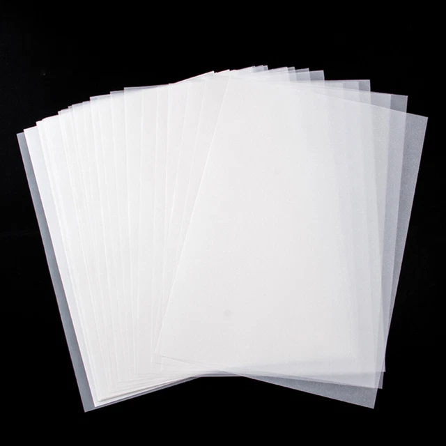 Papier Vélin Translucide 100GSM - 150 Feuilles 5x7 Pouces - Pour Invitations, Cartes, Scrapbooking