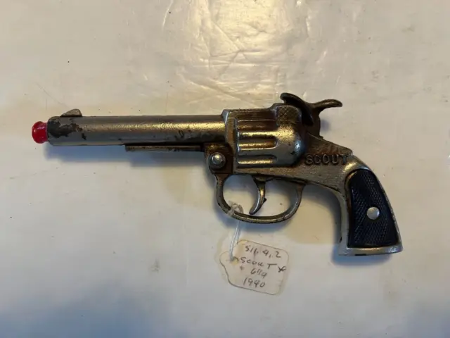 Antique Stevens “Scout” Cast Iron Cap Gun 1940*