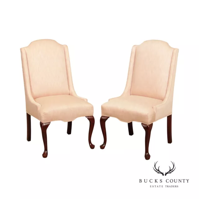 Pennsylvania House Cameo 90 Collection Queen Anne Pair of Host Dining Chairs
