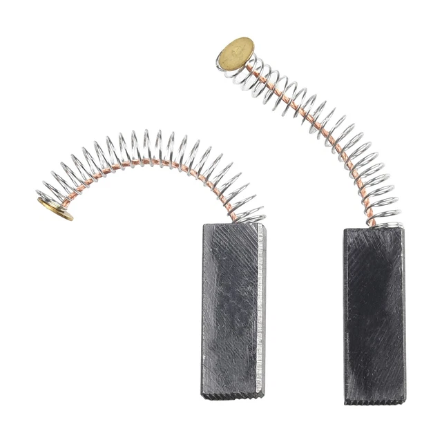 2 Spazzole Di Carbone Per Motore Lavatrice AEG, Bauknecht, Electrolux - Ricambio 13x4,9x34mm - 4