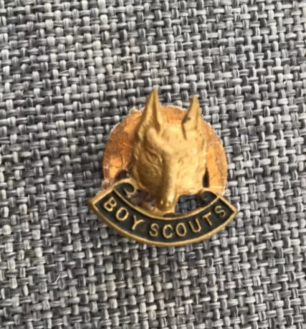 Boy Scouts Vintage Enamel Butterfly Badge