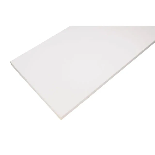 New Rubbermaid White Laminated Wood Shelf 10 in D x 24 in L, Adjustable, Durable