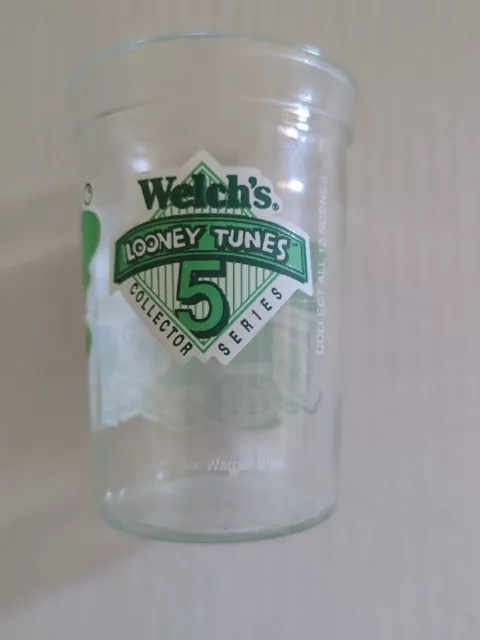 1994 Welch’s Collector Series #5 (of 12) Taz & Acme Soap Flakes Jelly Glass