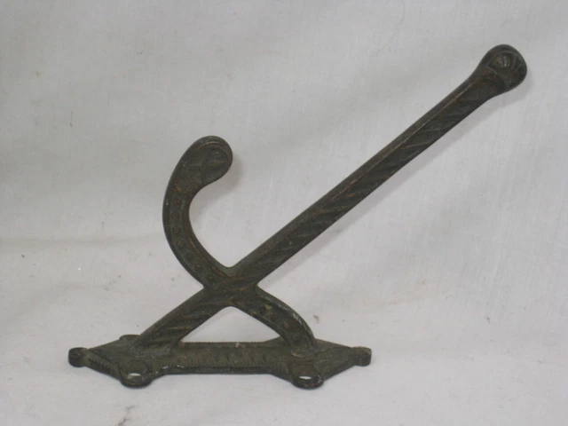 vintage antique wall hook ornate decorative decor architectural hanger hardware 4