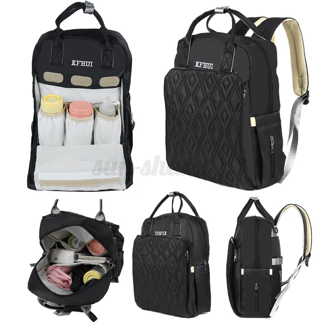 Mummy Maternity Nappy Diaper Bag Large Capacity Baby Travel Backpac ~ D