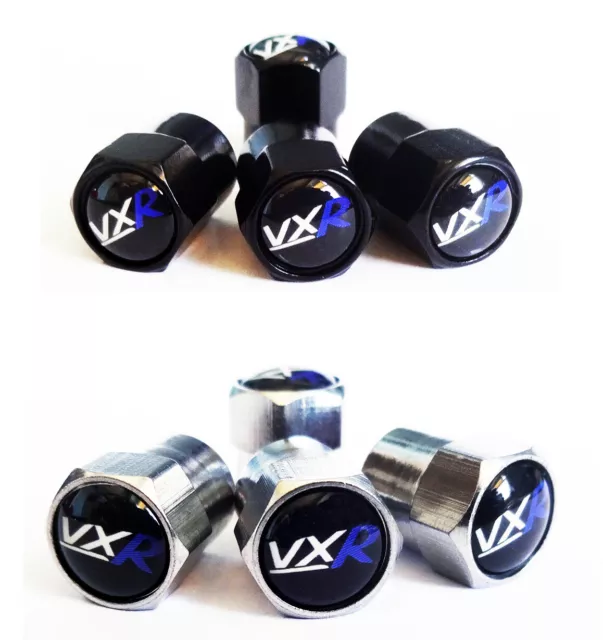 Vauxhall VXR Wheel Tyre Valve Caps x 4. Choice of colour. Corsa Astra Vectra etc