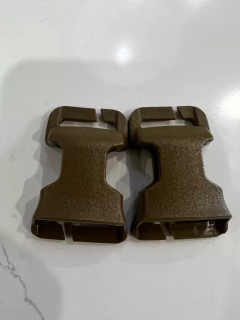 x2 ITW NEXUS GT QASM Coyote Brown  - Placard Chest Rig MOLLE Tactical DIY