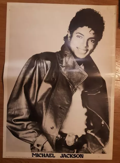 Poster Affiche Michael Jackson   90 cm X 64 cm  1983