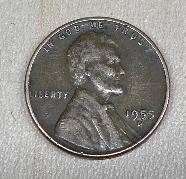 1955-D 1C Doubled Die Obverse BNLincoln Cent-Multiple Errors