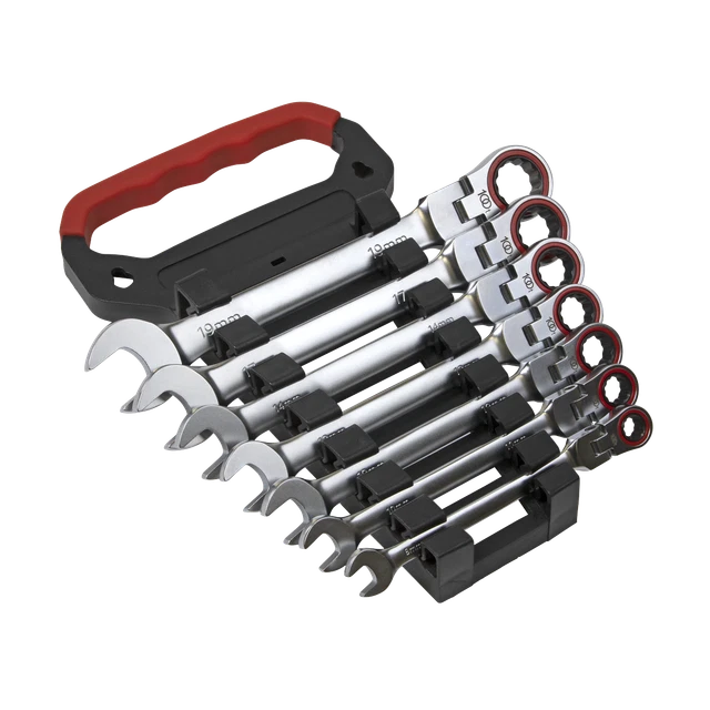 Clé à cliquet mixte flexible métrique 21 mm 12 pans 72 dents